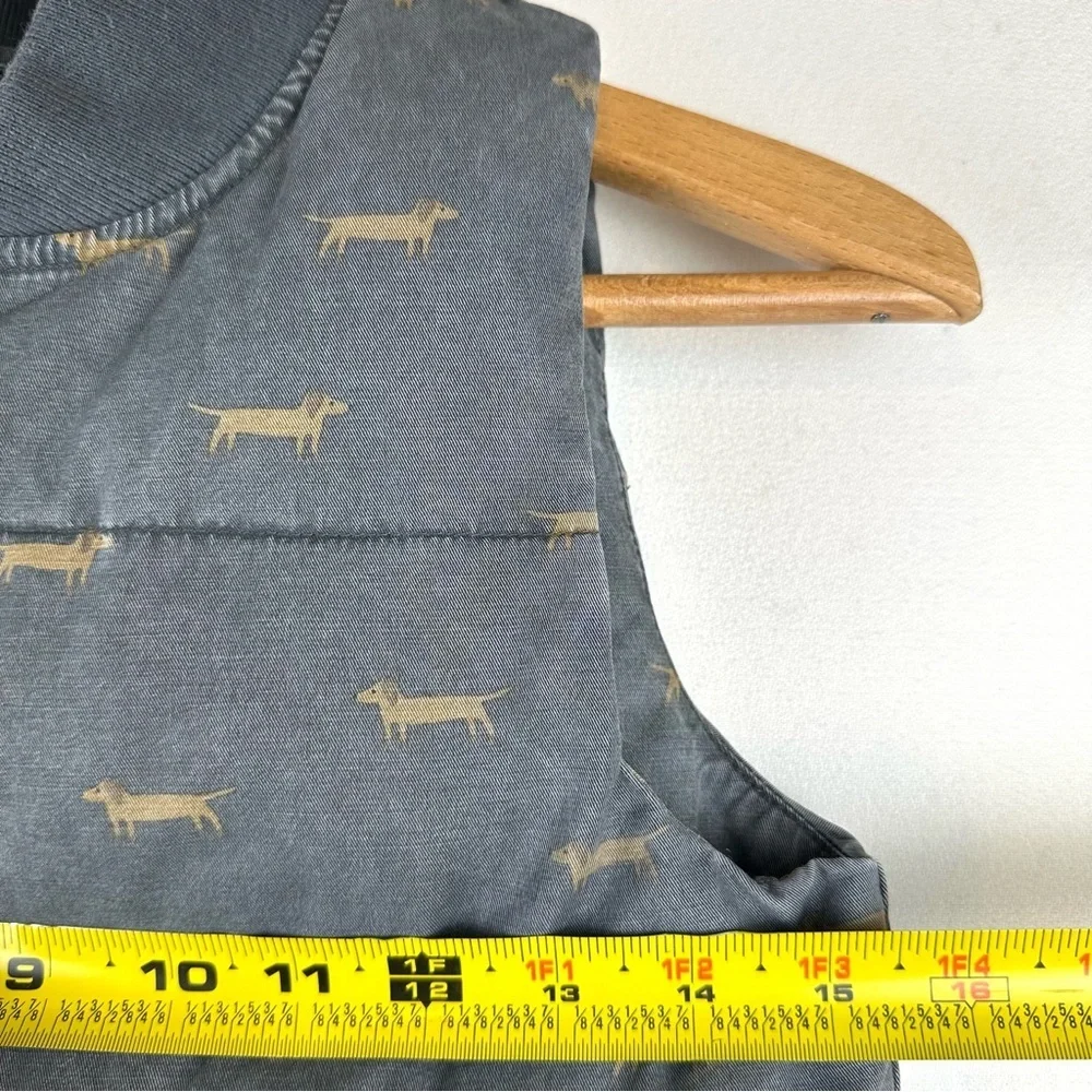 Jamie Kay Kids Basil The Dog Printed Puffer Vest